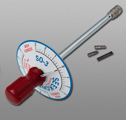 Seekonk S0 3 Vertical Torque Gauge Screwdriver 0 3 in. ozs